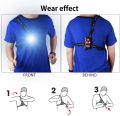ATNK Night Running Light, USB Rechargeable LED Chest Light Waterproof Running Torch with 3 Lighting Modes for Runners, Joggers, Outdoor Sport, Walking, Fishing, Camping, Hiking, Climbing (Black). 