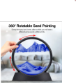 "Sand Art Lamp Serenity: Experience enchanting Moving Sand Art with our unique Sand Clock and 3D Moving Sand Mountain Lamp. A captivating showpiece for home decoration.". 