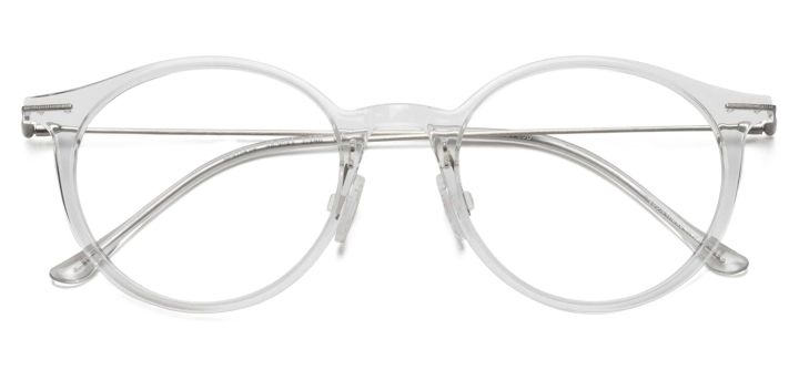 Round%20Shape%20White%20Transparent%20Glasses%20Frame%20for%20Men%20Women%20Unisex%20-%20Image%203