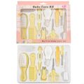 10Pcs Multi-Piece Baby Care Kit Newborn Hair Nail Thermometer Beauty Brush Kit Scissors Comb Teether Function Child Toiletry Kit Baby. 