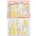 10Pcs Multi-Piece Baby Care Kit Newborn Hair Nail Thermometer Beauty Brush Kit Scissors Comb Teether Function Child Toiletry Kit Baby. 