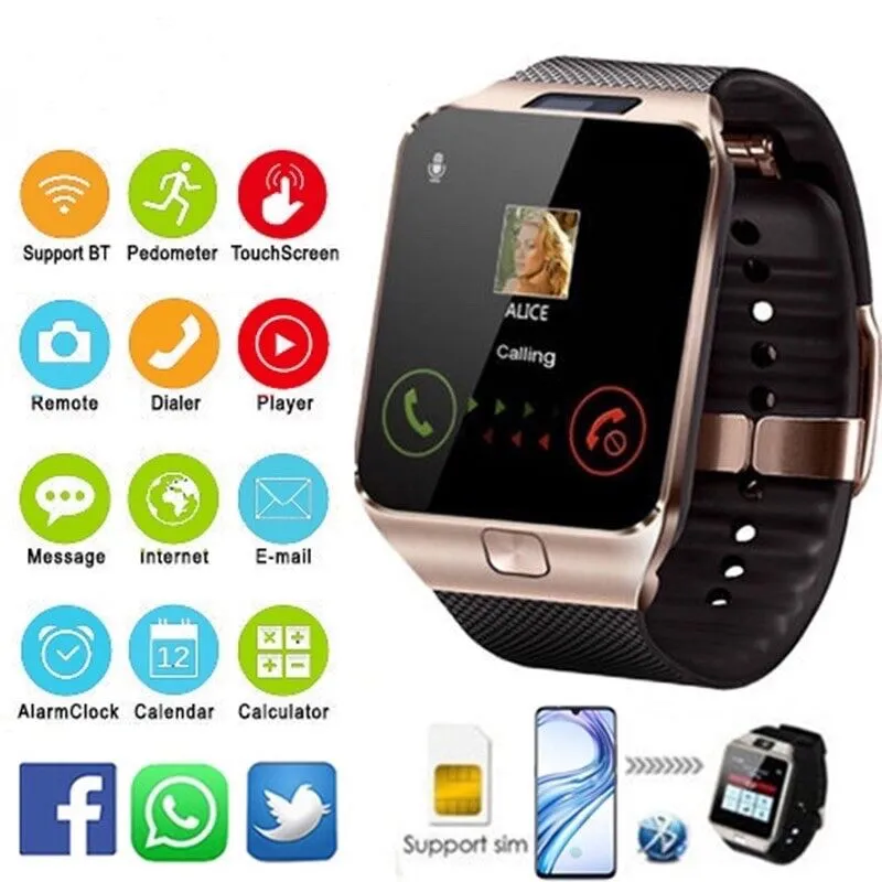 Original Product FREE COD Smart watch Quad phone Bluetooth Touch screen Daraz.pk