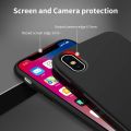 IPHONE XS MAX MATTE BLACK FLEXIBLE TPU CASE SLIM COVER - SHOCKPROOF. 