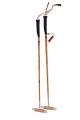 Geoffrey  4 Mallets  Root Cane Professional Game Polo Mallets Sticks } Tapered 4/5 knots. 