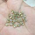 60 Pcs Tiny Drop Shape Kundan Stones for Embroidery, Craft and Jewellery Making (3mmx5 mm). 