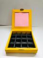 Gift Box (8x8x1.5 inches) with customized logo print and inside message (1Box). 