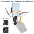 CL-V11SE/ F-528 / MAMEN CL-V12A Selfy Clip On Selfie Light For Phone Outdoor Portable LED Light With 2 Modes USB Recharging Phone Lights For Selfies Conference Live. 