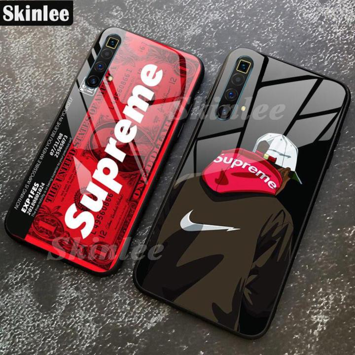 Supreme Phone Back Cover Realme X3 Case Protection shockproof Mirror Phone cases SUP Superme SUP Supreme Design Realme X3 Phone case