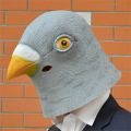 Men Pigeon Masks Girl Funny Birds Head Mask Latex Animal Masks Novelty Halloween Party Cosplay Costumes Headgear Mascara Props. 