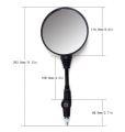 3 Point Adjustable Folding BMW Style Motorcycle Bike Mirrors For YBRG YBR YBZ GS150SE Suzuki GR150 Honda CB150F. 