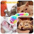Cat Toys Interactive Plush Mouse Cat Toy with Big Eyes Vibrant Colors Bite Resistant Relieves Boredom Perfect for Southeast Asian Cat Playtime High-quality Plush Cat Toys. 