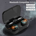 M10 Airpods TWS (True Wireless Stereo) Airbuds Bluetooth Earbuds Dual Earphones Headset (Connect With All Bluetooth Devices).. 