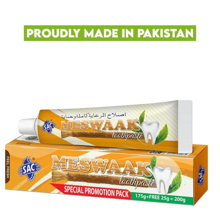 Miswak - Meswak - Toothpaste - Herbal - 200gm - SAC