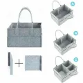 Baby Diaper Caddy Organizer, Foldable Storage Bag. 