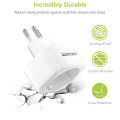 LENCENT 2 X Pakistan/Europe to Switzerland Adapter Plug Travel Adapter(White) Charger Converters Plug Adapters Mobile Accessories. 