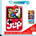 SUP Game Box Plus Console 400 in 1 Retro Video Games For Kids Handheld Game PAD Gamebox Connects with LCD / TV. 
