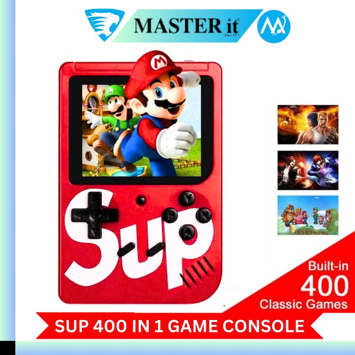 SUP Game Box Plus Console 400 in 1 Retro Video Games For Kids Handheld Game PAD Gamebox Connects with LCD / TV