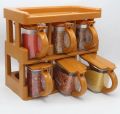 Spice Jars Rack | Masala jar box set | Best quality Masala Rack | available in  6 Pc, 8Pc ,9Pc. 