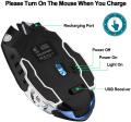 Mouse Gaming Wireless Cool Lighting Effect T2 Mouse 1200/1800/2400/3200 DPI USB Game 6D Macro Definition Programming Luminous Mechanical Gaming Mouse for Gamer Ergonomic 2.4G Rechargeable Silent Backlit USB Optical Wireless Gaming Mouse Pro Gamer Pc DVR. 