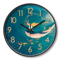 20 Cm Digital Cute Wall Clock Living Room Modern Children Round Wall Noiseless Bedroom Horloge Home Decoration. 