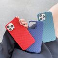 iPhone 13 12 Pro XS Max XR X Case Breathable Mesh BV Grid Weaving Soft TPU Case. 