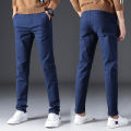 Pantd for men in Blue color and Cotton Jeans Material. 