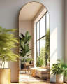 The Oak Furniture Full Length Wall Mounted Mirror with stand For Living Room , Full Length Standing Mirror , Long Wall Standing Mirror, Full Size Standing Mirror For Bedroom , Full Size Standing Mirror With Stand. 