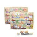 English Alphabet Wooden Puzzle Board | Early Learning Alphabet Board | ABC Wooden Puzzle Board | Best for Montessori kids. 