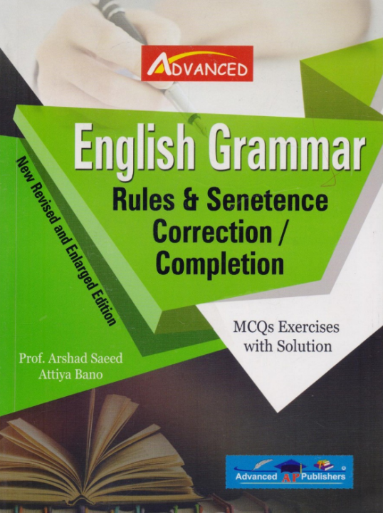 Advanced English Grammar With Rules and Sentences Correction MCQs Exercises with Solutions