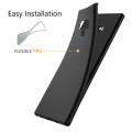Samsung Galaxy Note 9 Matte Black Flexible TPU Shockproof Case. 