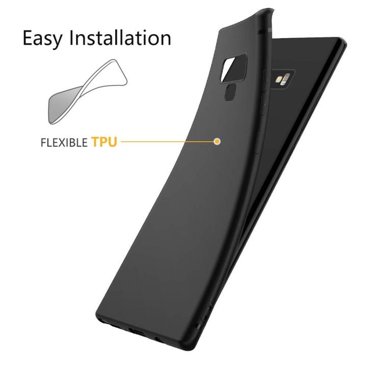 Samsung%20Galaxy%20Note%209%20Matte%20Black%20Flexible%20TPU%20Shockproof%20Case%20-%20Image%206
