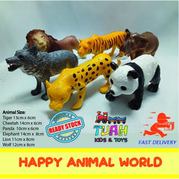 10pcs%20Complete%20Pack%20High%20Quality%20Rubber%20Wild%20Animal%20Zoo%20Set%20Toys%20For%20Kids%20&%20Boys%20-%20Image%205