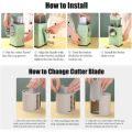 Techmanistan 3-in-1 Rotating Vegetables Cutter Chopper, Manual Vegetable Chopper, Vegetable Slicer with 6 Stainless Steel Blades, Grater Onion Dicer Spiralizer Vegetables Chopper Grater, Mandoline Vegetable Slicer Grater. 