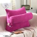 Adjustable Triangular Back Ball Fiber Filled Sofa Cushion / Pillow In Different Color. 
