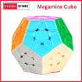 Megaminx Cube 3x3 Stickerless Cube Best Quality Fast Speed Magic Speed Cube Educational Puzzle Toys. 