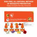 (Pack of 4) WBM Mosquito Liquid Refill 240 Nights Protection - 45 ml | Mosquito Repellent liquid. 