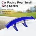 Mini Rear Wing Spoiler Carbon Fiber Texture Mini Rear Wing Spoiler Car Refitting Tool. 