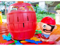 New Funny Pirate Barrel Toys Lucky Game Jumping Pirates Bucket Stab Pop Up Tricky Toy Family Jokes For Child Kid Gift. 