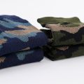 1 Pair Autumn Winter Breathable Stockings Army Green Sports Mid-tube Sock Men Simple Thicken Warm Floor Socks. 