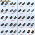PJ Series 3.5mm Stereo Female Socket with Screw Audio Headphone Jack 3P Vertical Double Channel Connector 393 358 313 306（1-20）. 