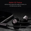 Rock Space Mufree in-Ear Metal Wired Earphones Sport In-Ear Deep Bass Stereo Earbuds Earphones Handfree for All Smartphones Android & IOS - Black. 