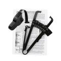 70mm Skinfold Body Fat Caliper Set with Measure Tape Body Fat Monitors Body Fat Tester Skinfold Measurement Tool. 