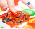 Poster Color Finger Paints set of 12 colors with free Paint Brush, eco-friendly, non-toxic washable, Drawing Paints for kids. 