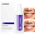 V34 Smile Kit Purple Whitening Toothpaste Remove Stains Reduce Yellowing Care For Teeth Gums Fresh Breath Brightening Teeth 30ml. 