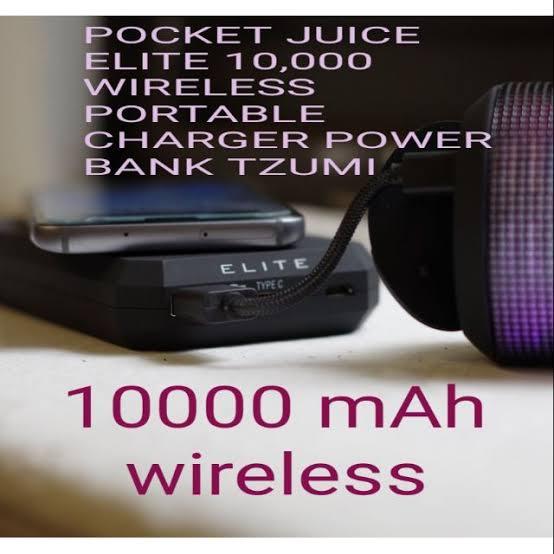 Pocket Juice 10,000 MAH German imported Wireless Power Bank