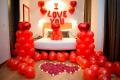 Romantic Red Balloons For Room Decor - 100 PCs. 