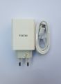Tecno 33W Original Charger, Fast Charging, 1 USB Port, Model U330TEA/U330TEB. 