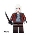 【Hot selling items 】Single Sale The Horror Movie Friday the 13th Jason Voorhees Scream Freddy Krueger MOC Building Blocks Bricks Toys for Children WM6003. 