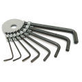 HUAFENG & Pride L Shape Hex spline Keys Screwdriver Diy Hand Tools | 8PC & 9PC Hexagon Key Wrench Repair Set 1.5mm 2mm 2.5mm 3mm 3.5mm 4mm 5mm 6mm 8mm 10mm Allen key Tool  Kit for Bicycle Bike and Motorcycle. 