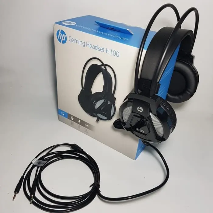 Original HP H100 Gaming Headphone With Microphone Daraz.pk